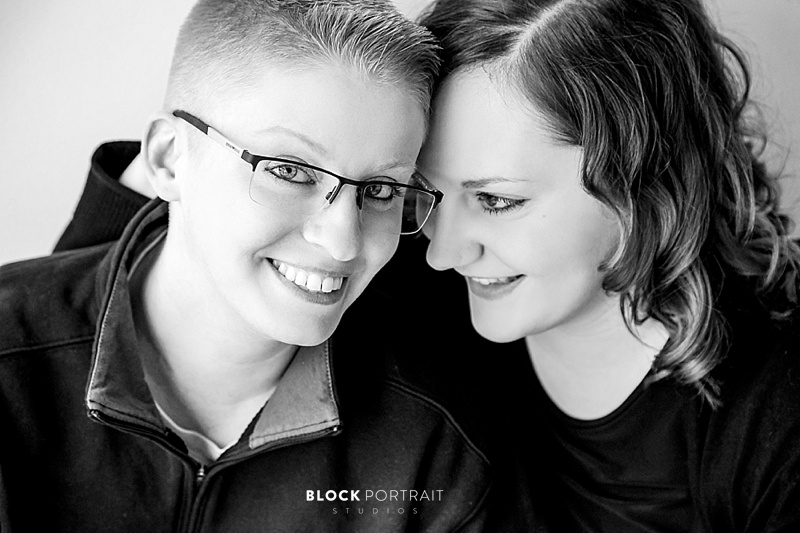 LGBTQ couples portraits, Block Portrait Studios, twin cities photographers