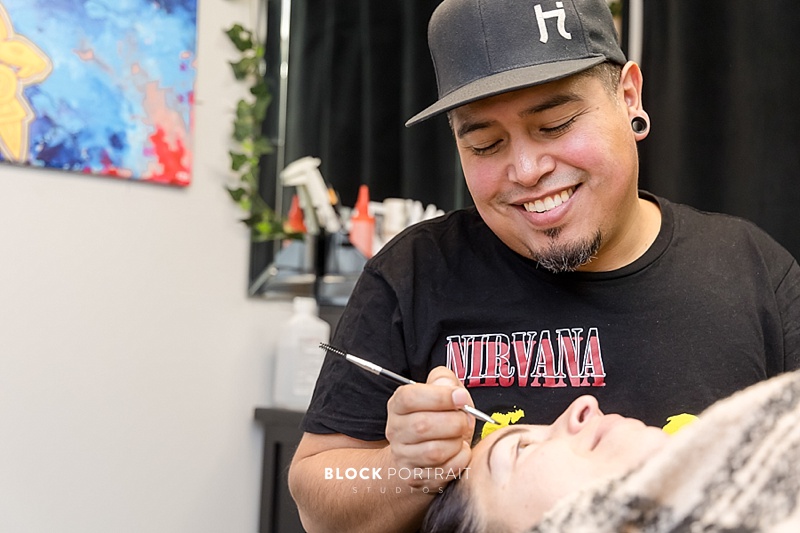 mario from foxface studios, saint paul micro blading salon