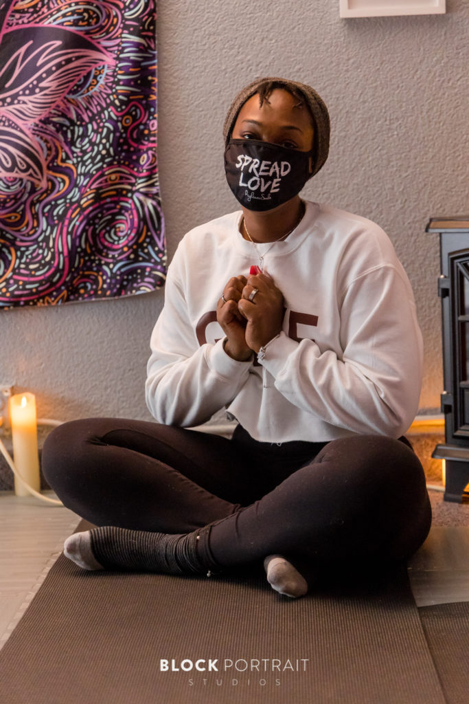 SoulTree Yogi, Yoga studio in Saint Paul, Women Owned Small Business, Black Woman Business, Fitness Studios, Yoga Pose Portraits, Fitness Photographers, Block Portrait Studio