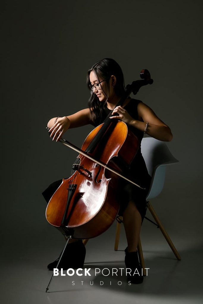 Girl playing the cello