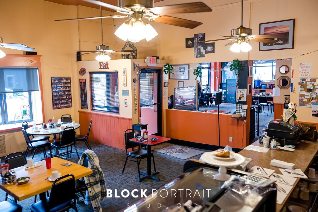 Dining area of Capital View Cafe. Photo by Block Portrait Studios