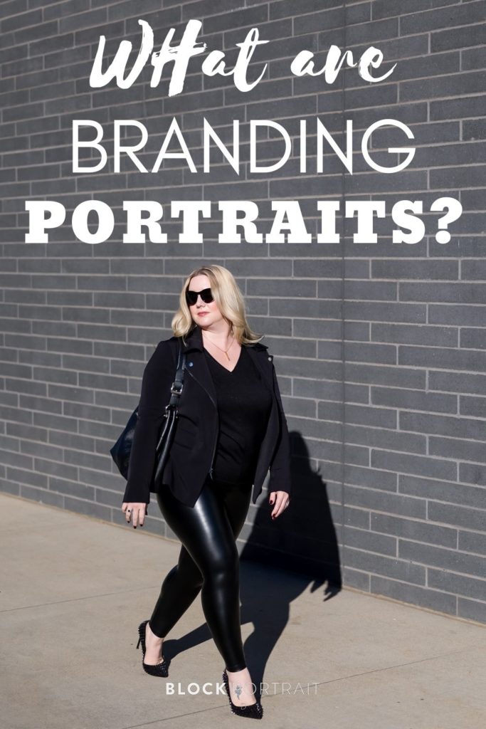 Woman walking for branding portrait