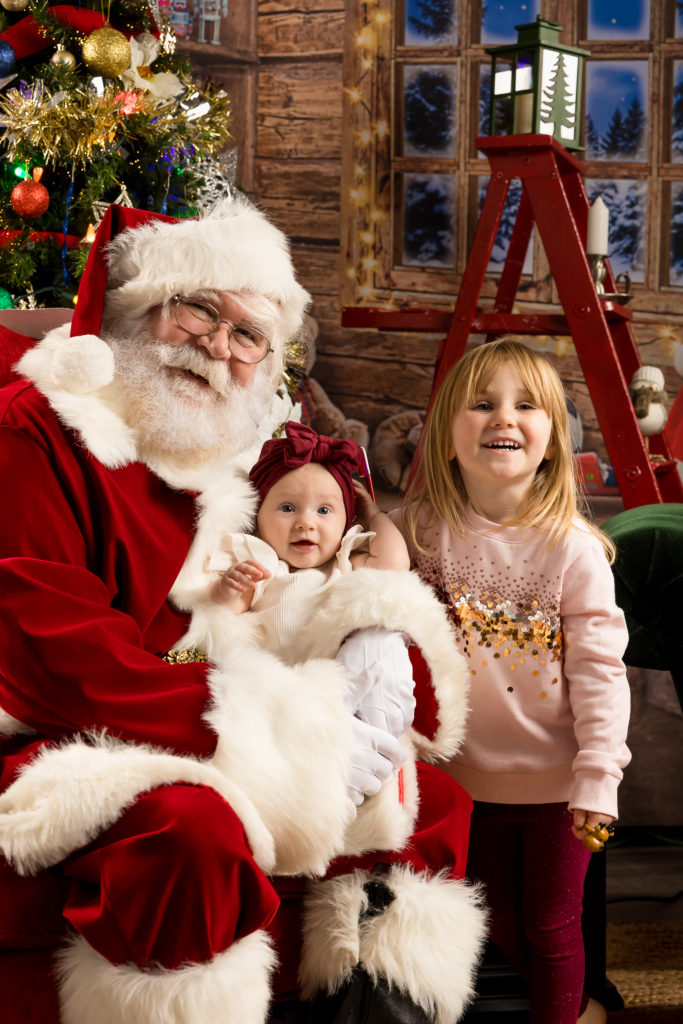 Santa Picture with two kids