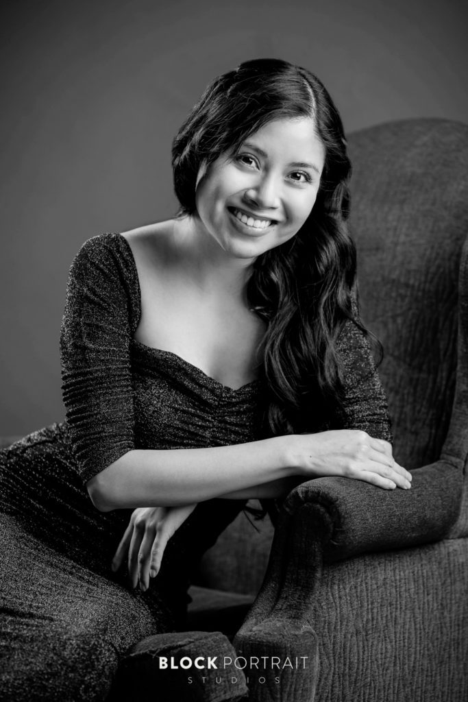 Headshot of a latina woman, by Twin Cities photographer
